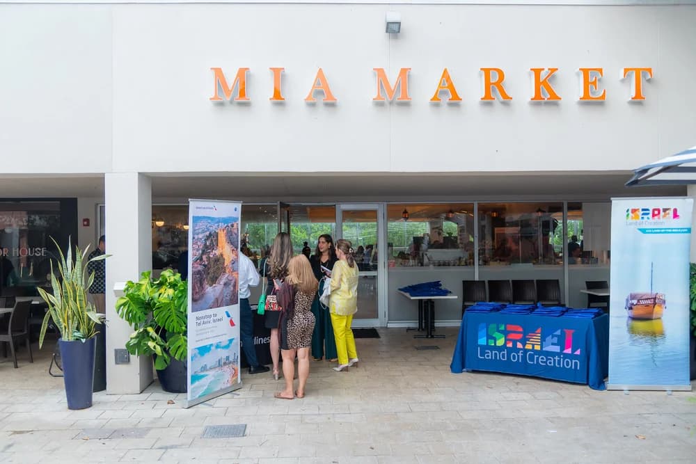 Event guests at Mia Market